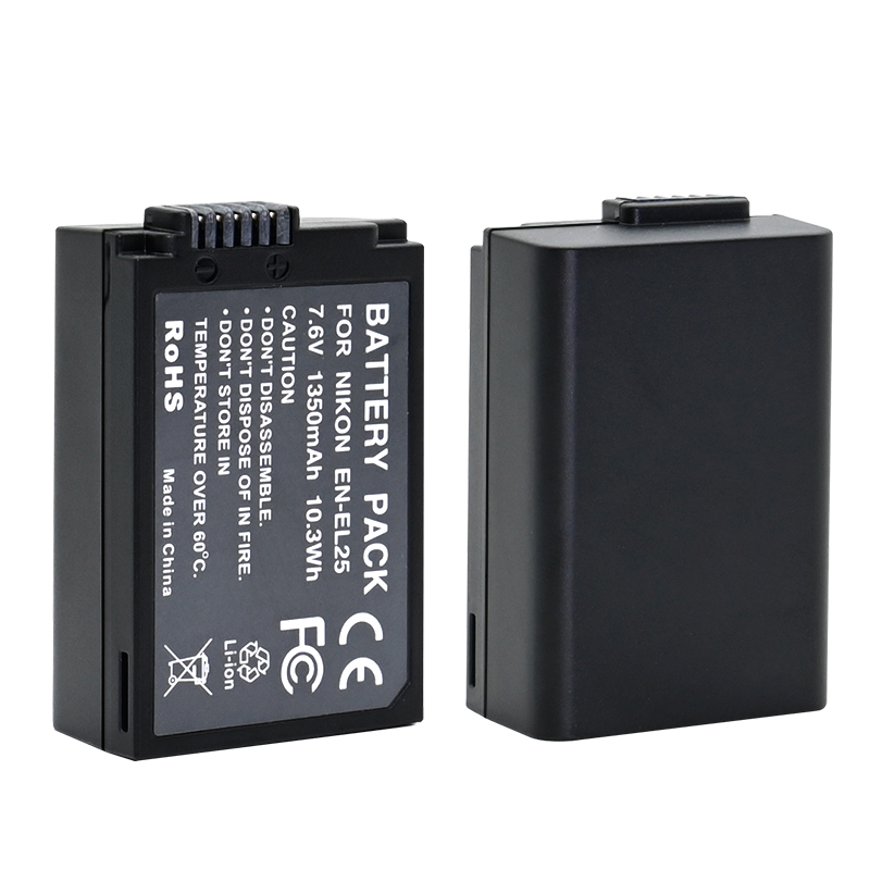 相機(jī)電池EN-EL25適用Nikon尼康Z50 Z30 ZFC微單電池充電器套裝配件 Z fc全解碼復(fù)古無(wú)反enel25電板配件